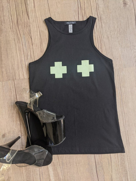Glow in the Dark Pastie Tank